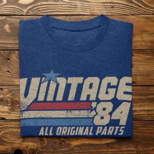 Timeless 40th Birthday Tribute Vintage 1984 T-Shirt, A Nostalgic Throwback