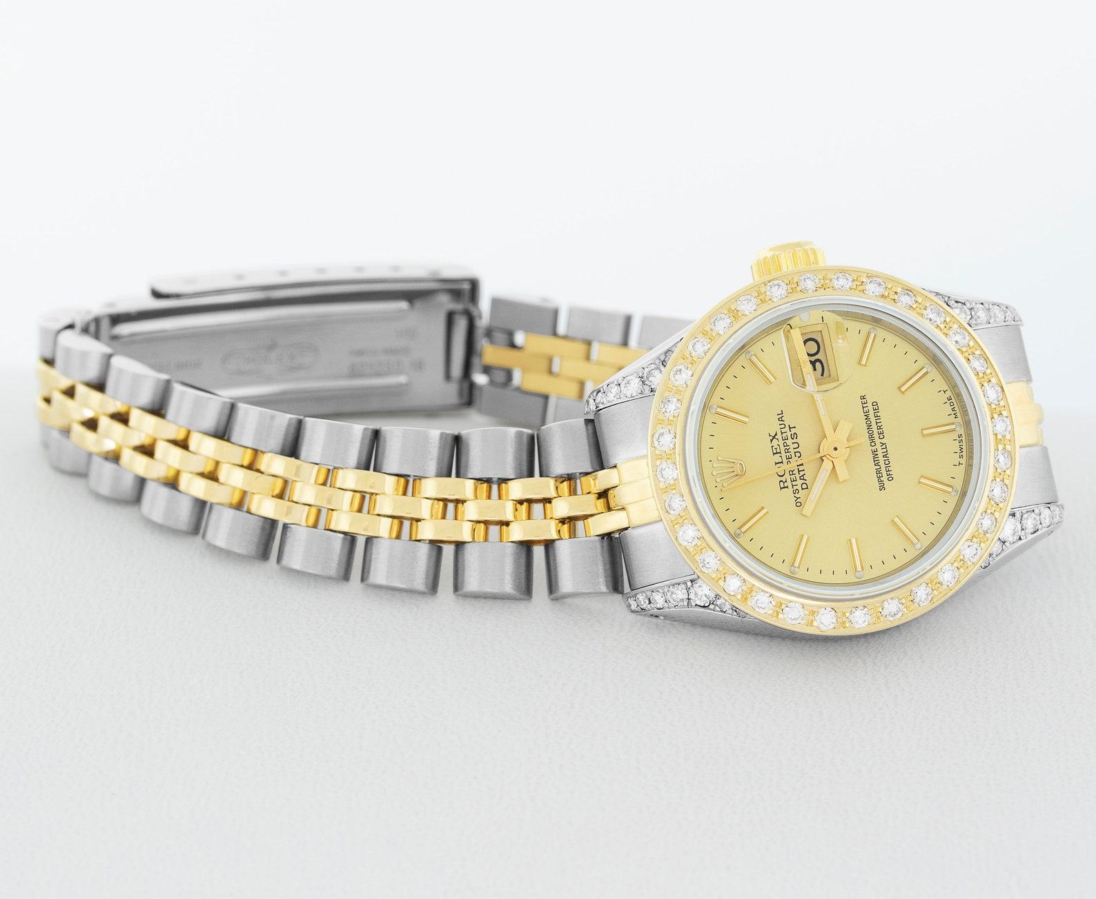 Timeless Allure Rolex Lady Datejust – A Symphony of Two-Tones and Diamond Radiance - Image 4