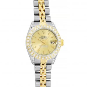 Timeless Allure Rolex Lady Datejust – A Symphony of Two-Tones and Diamond Radiance