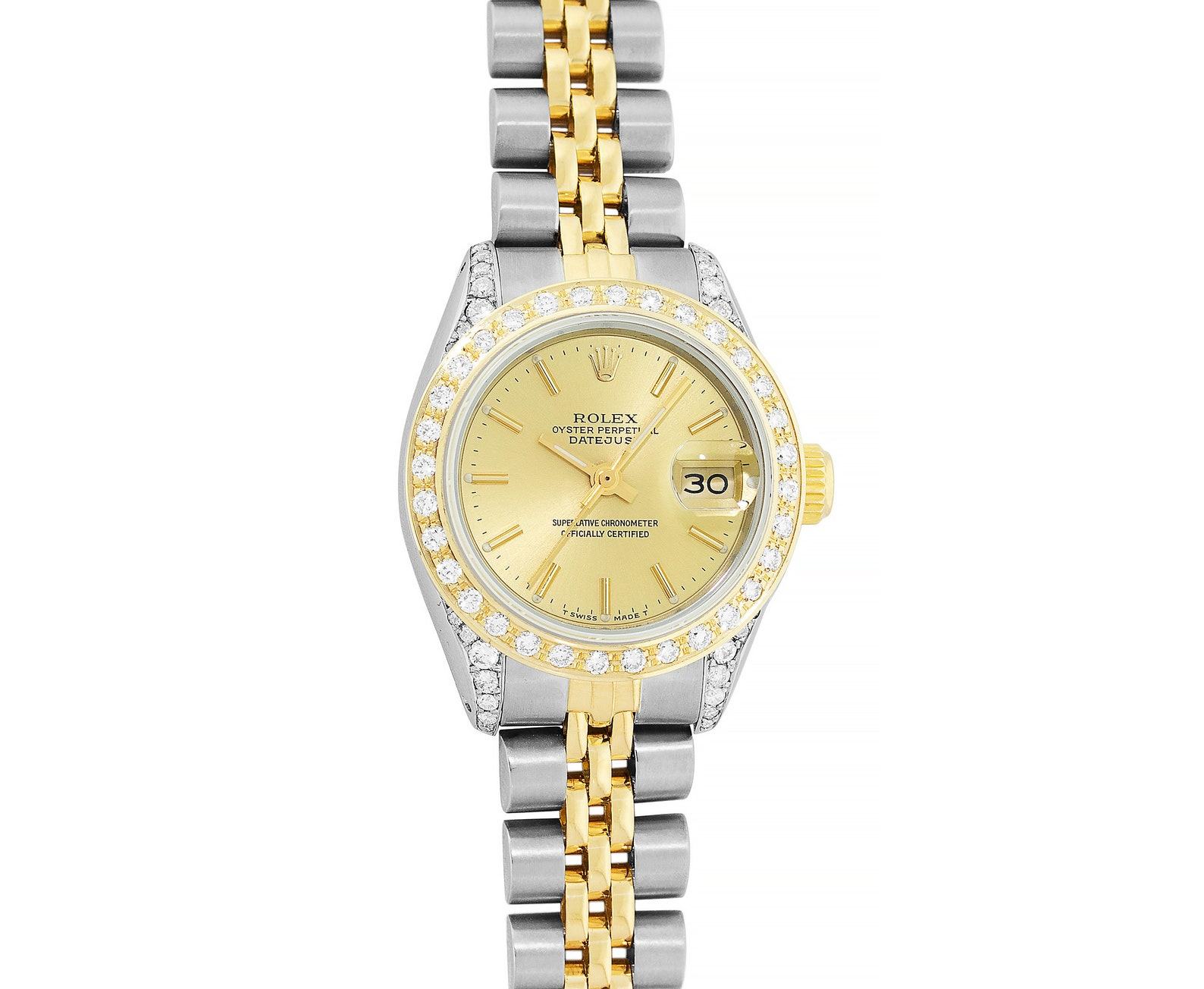 Timeless Allure Rolex Lady Datejust – A Symphony of Two-Tones and Diamond Radiance - Image 2
