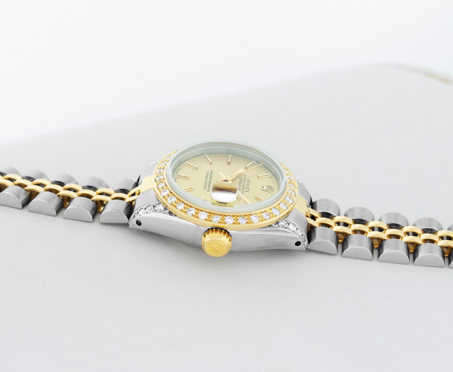 Timeless Allure Rolex Lady Datejust – A Symphony of Two-Tones and Diamond Radiance - Image 5