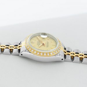 Timeless Allure Rolex Lady Datejust – A Symphony of Two-Tones and Diamond Radiance