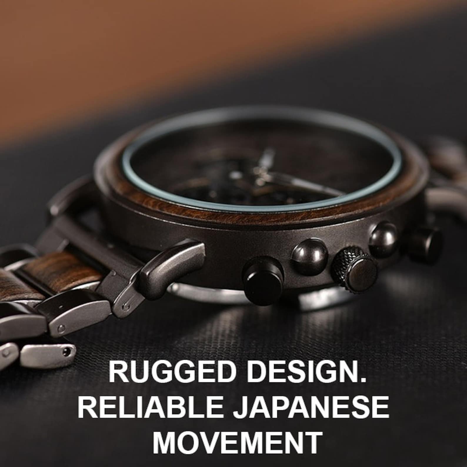 Timeless Anniversary Keepsake Personalized Wooden Watch for Him