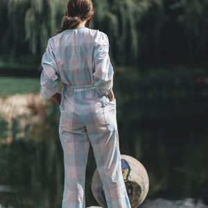 Timeless Elegance Embark on a Retro Journey with Our Vintage Jumpsuit