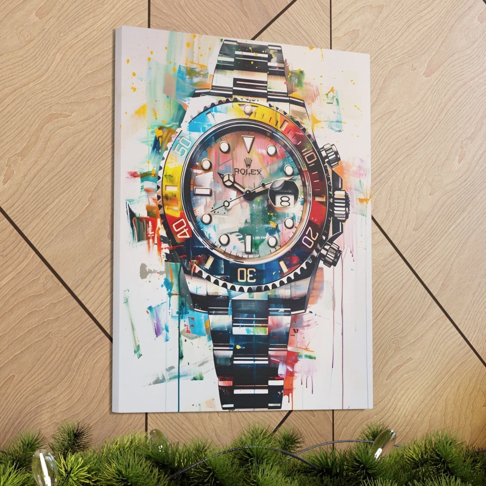 Timeless Elegance Submariner Watch Art Print | Canvas Wall Art for Watch Connoisseurs
