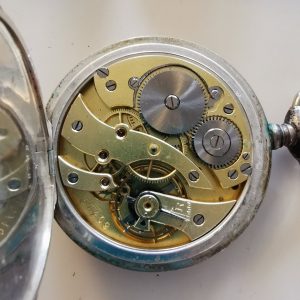 Timeless Elegance Vintage Norwegian Silver Pocket Watch by Theodor Andersen Porsgrund