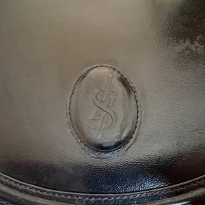 Timeless Elegance Vintage YSL Saint Laurent Black Leather Shoulder Bag (1980s)