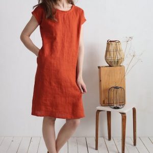 Timeless Linen Dress Embrace Comfort and Style