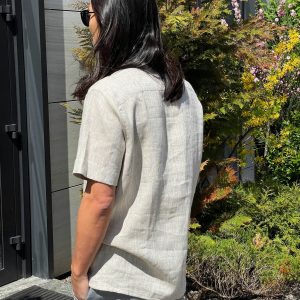 Timeless Linen Henley Elevate Your Style with Natural Elegance