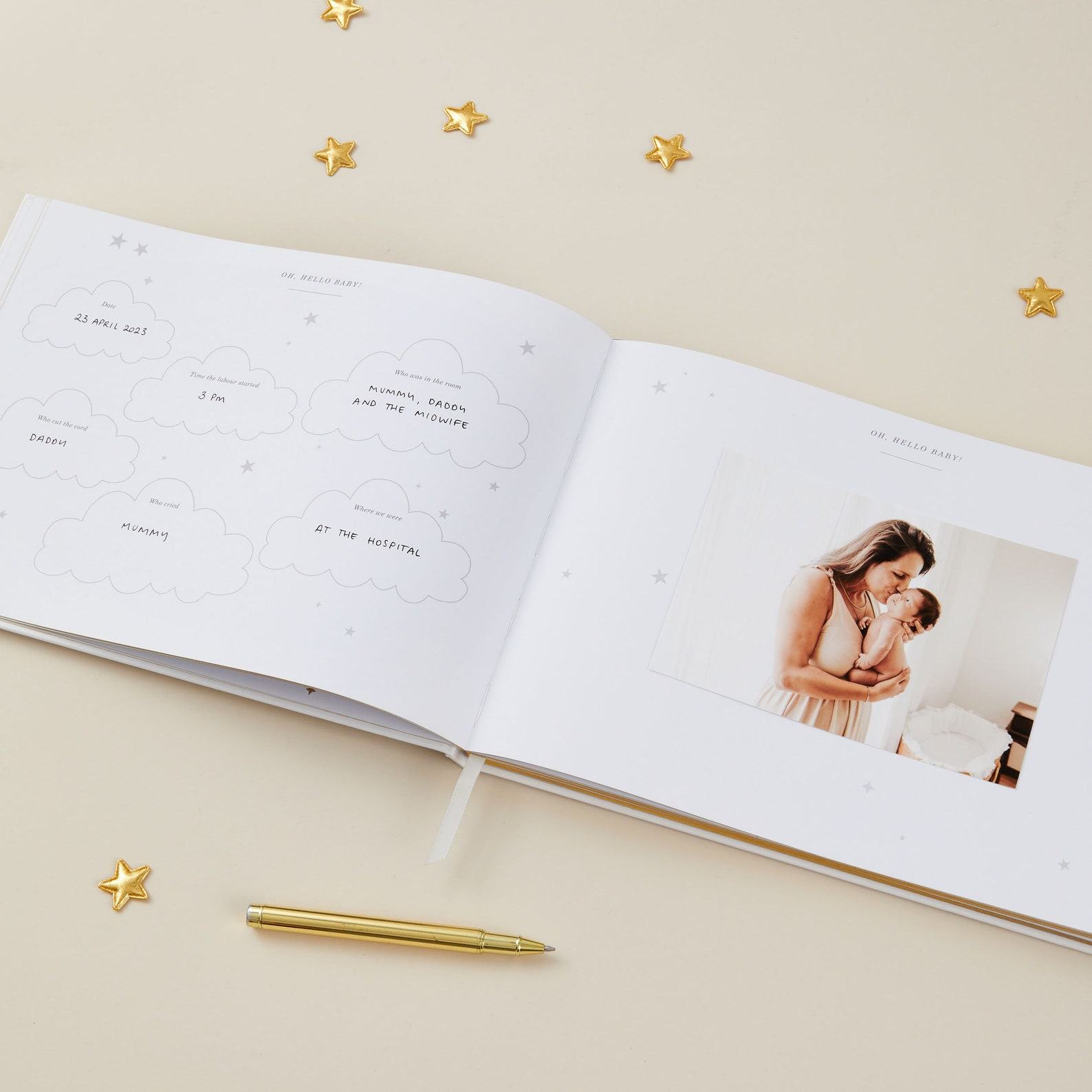 Timeless Treasures Capture Your Baby’s Precious Moments in a Luxurious Memory Book