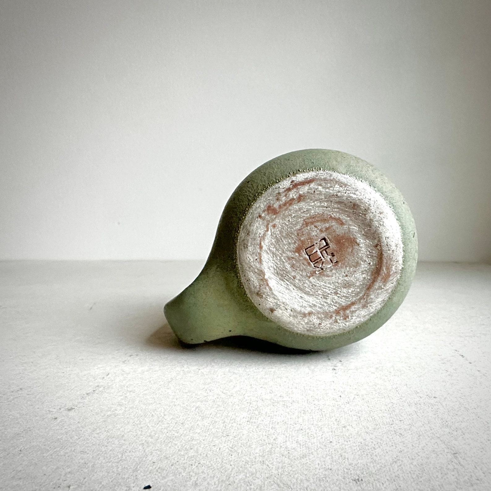 Timeless Treasures Handcrafted Aged Green Ceramic Mug for Your Daily Ritual