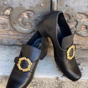 Timeless Treasures Step into the 18th Century with Authentic Leather Reproduction Shoes