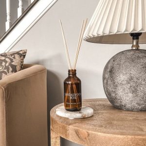 Tranquil Haven Sandalwood Rose Reed Diffuser for Serene Home Aromatherapy