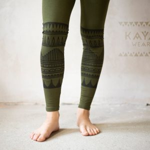 Tribal Boho Yoga Hippie Block Print Leggings Embrace Your Inner Spirit