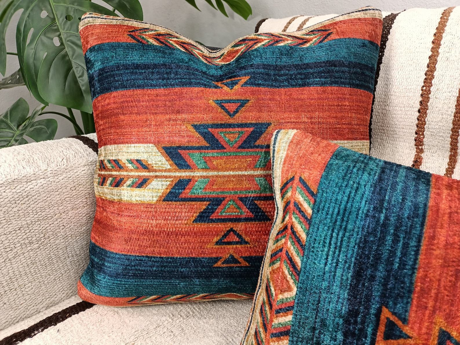 Tribal Tapestry Pillow Eco-Friendly Home Decor for a Bohemian Touch - Image 3