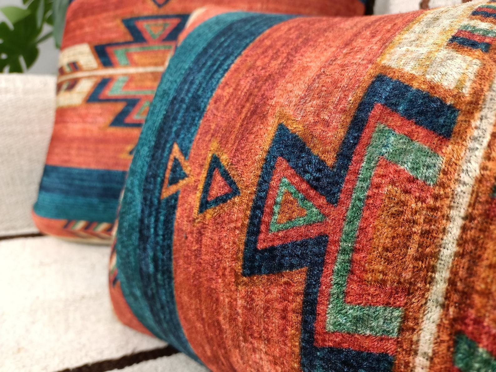 Tribal Tapestry Pillow Eco-Friendly Home Decor for a Bohemian Touch - Image 6