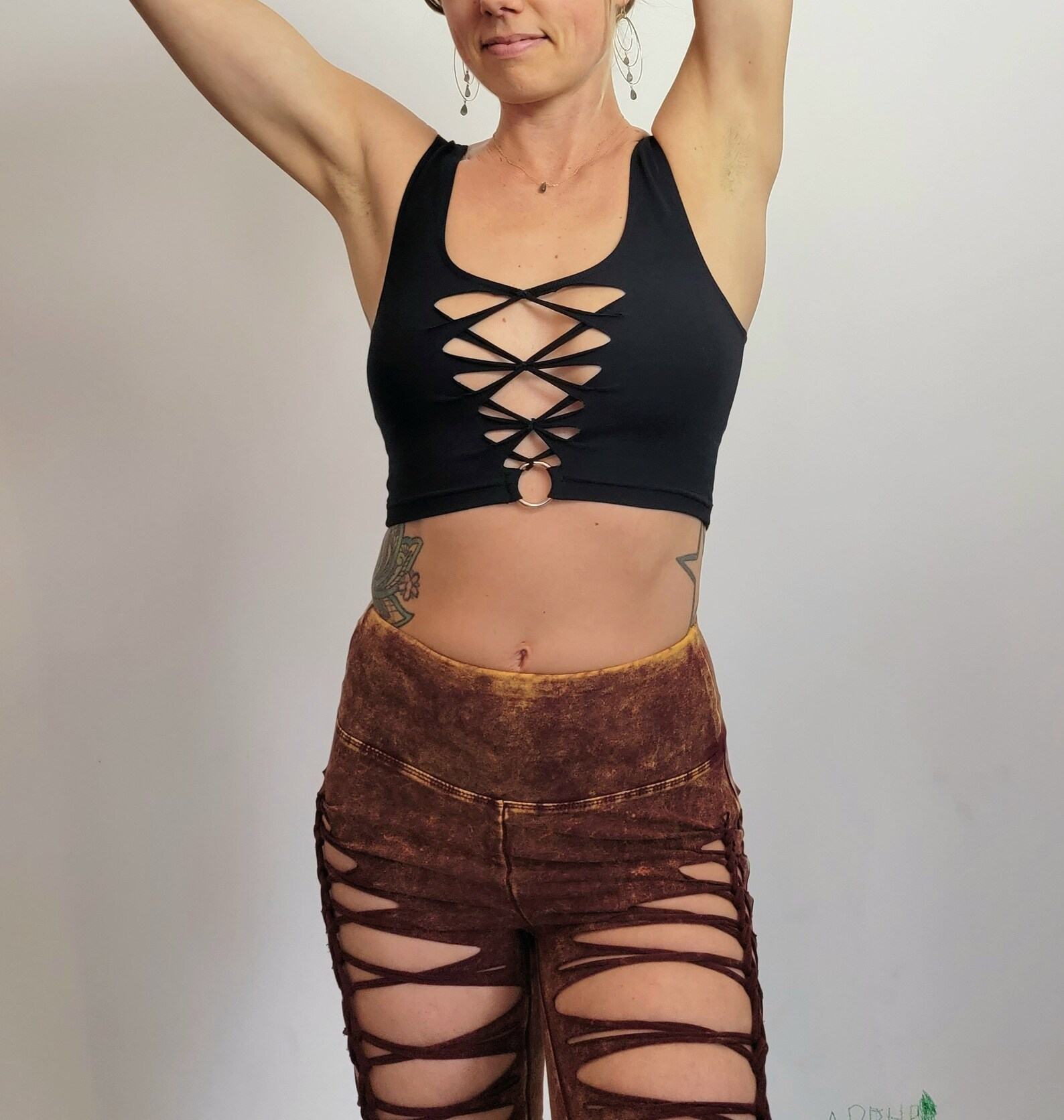 TRIX Braided Crop Tank Top Elevate Your Style with Intricate Detailing - Image 5