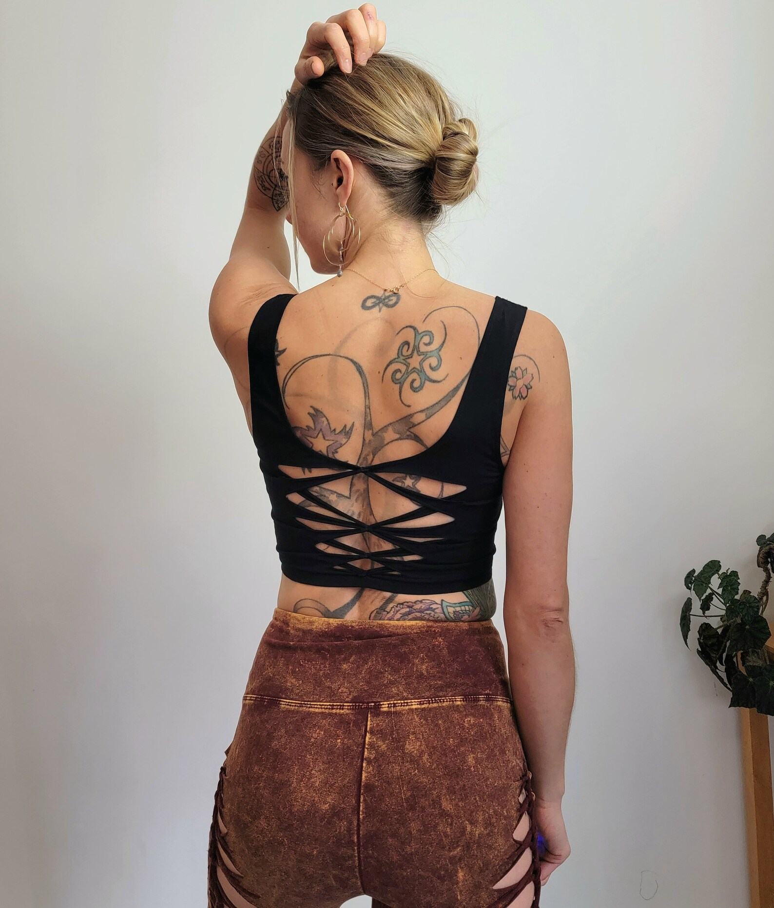 TRIX Braided Crop Tank Top Elevate Your Style with Intricate Detailing - Image 4