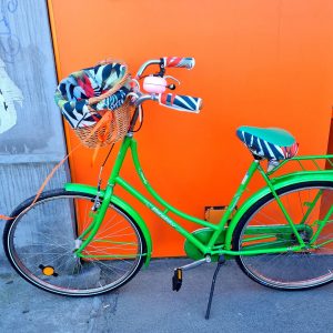 Tropical Bicycle Basket A Vibrant Oasis for Your Ride