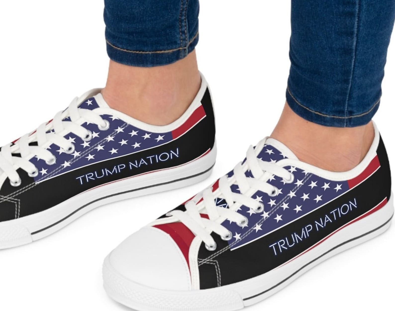 Trump Nation The Ultimate Patriot Tennis Shoes for True Americans - Image 5