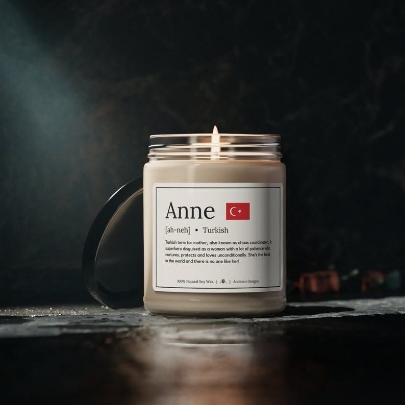 Turkish Anne Candle A Heartfelt Item for Cherished Turkish Mothers