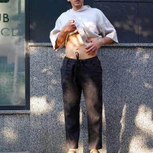 Ultra-Comfy Black Linen Pants Elevate Your Loungewear and Summer Style