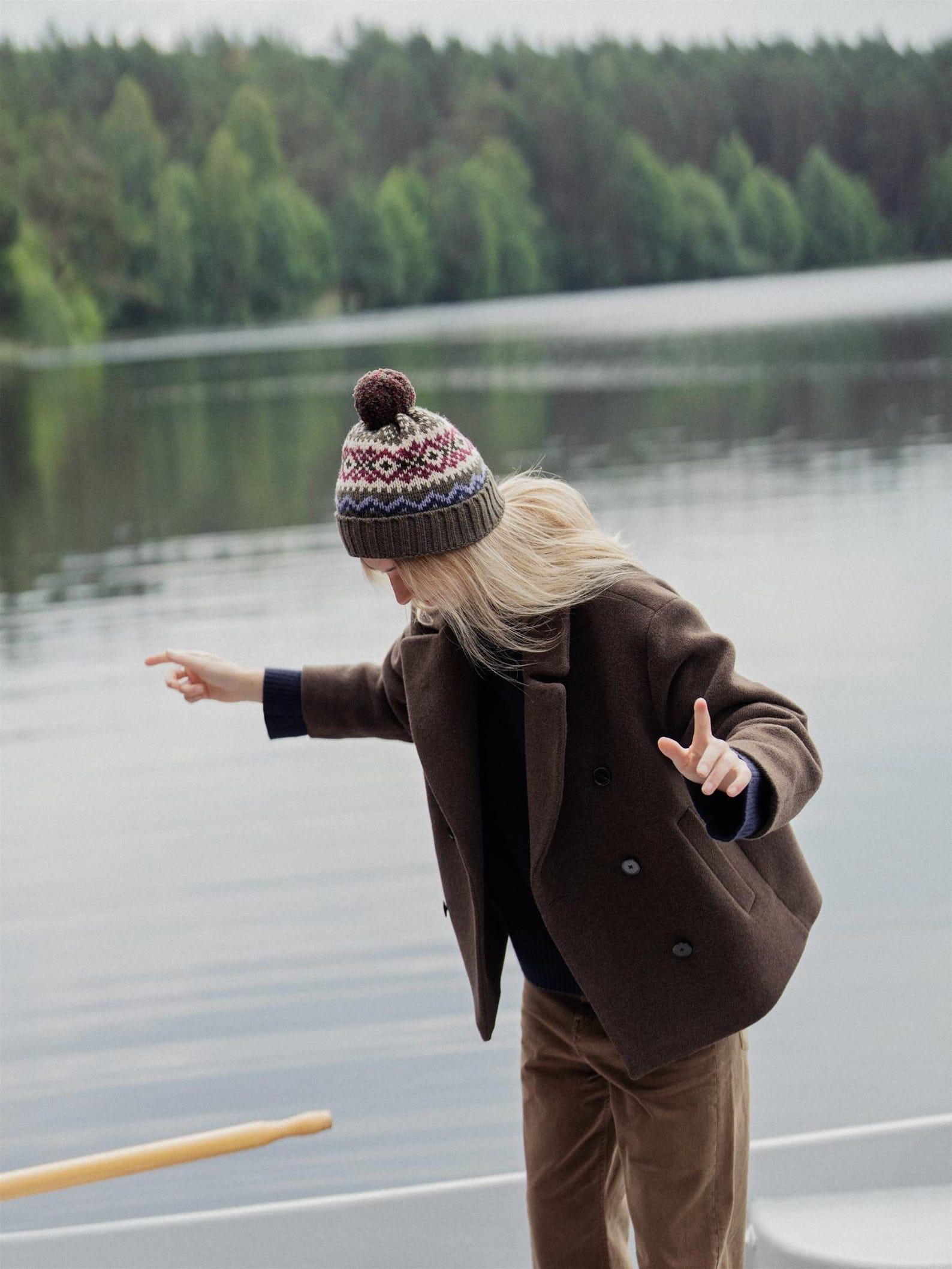 Ultra-Cozy Cashmere Merino Wool Beanie The Epitome of Warmth and Style - Image 2