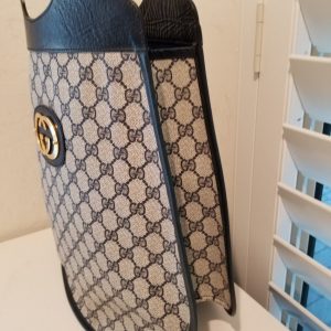 Ultra-Rare Vintage Gucci Supreme GG Navy Blue Tote A Collector’s Dream