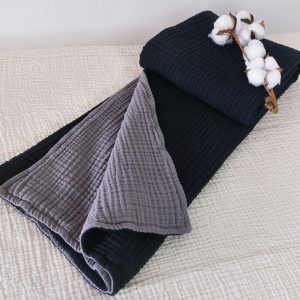 Ultra-Soft 8-Layer Muslin Throw Blanket Customizable Comfort for All Ages