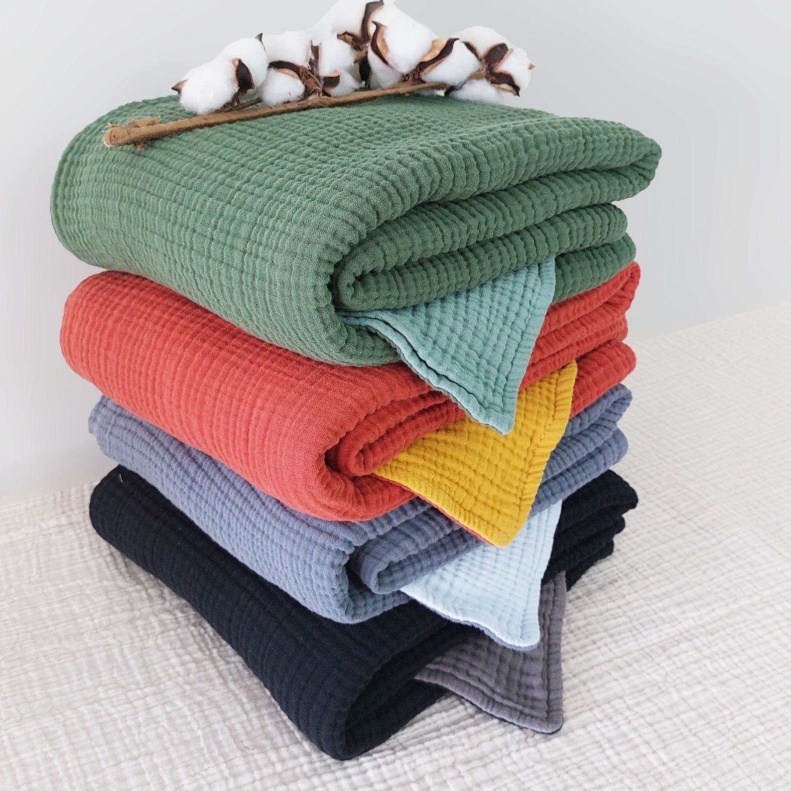 Ultra-Soft, Custom-Sized Muslin Blanket Pure Cotton Comfort for All Ages