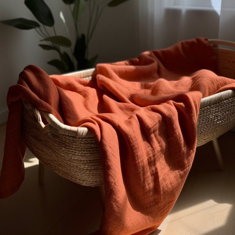 Ultra-Soft Linen Blanket The Perfect Snuggle for Your Little One
