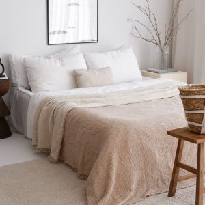 Ultra-Soft Muslin Throw Blanket The Perfect Summer Coverlet for Cozy Nights
