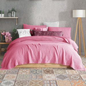 Ultra-Soft Rose Cotton Gauze Throw Year-Round Comfort and Breathability