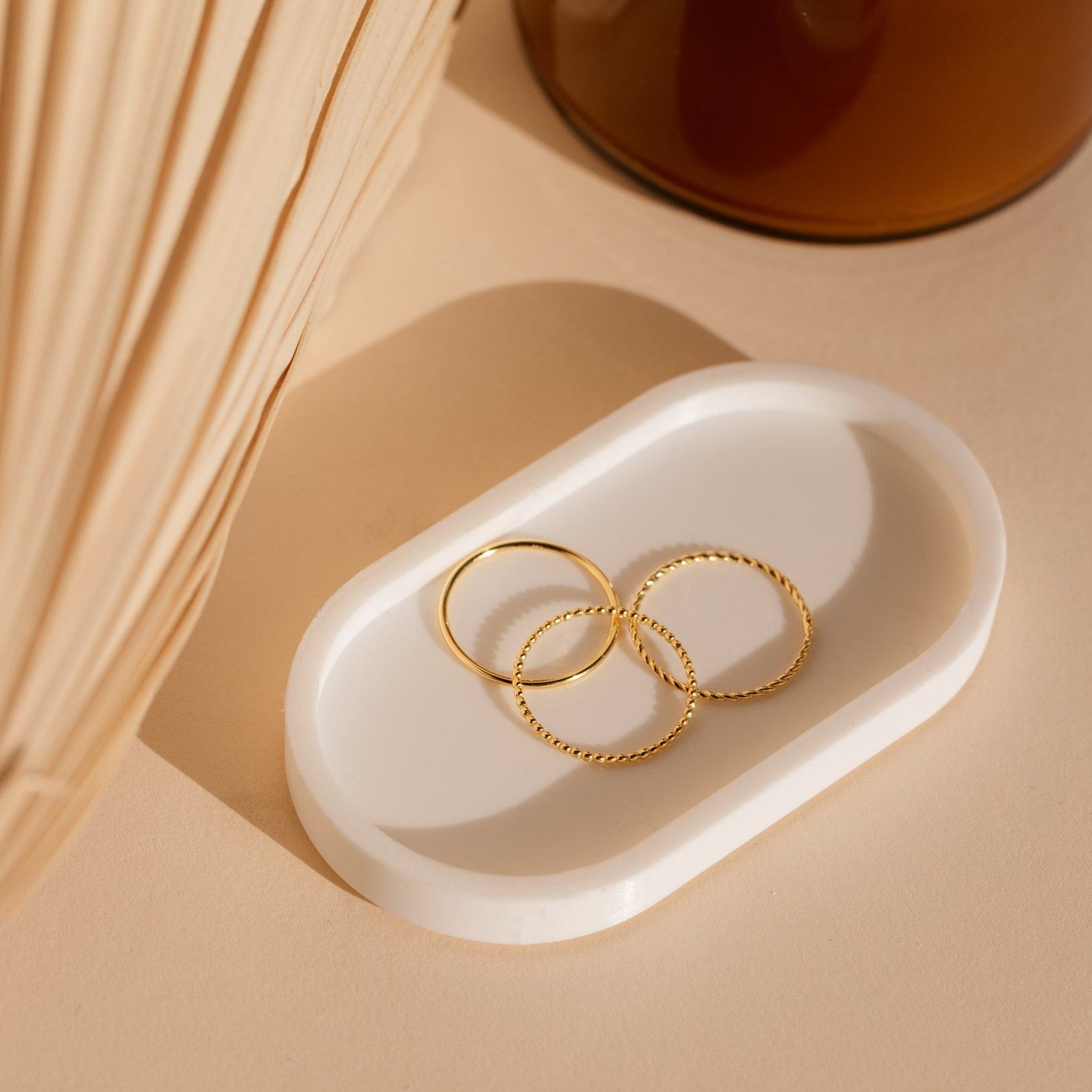 Ultra-Thin Stacking Ring Set Elevate Your Style with Minimalist Elegance