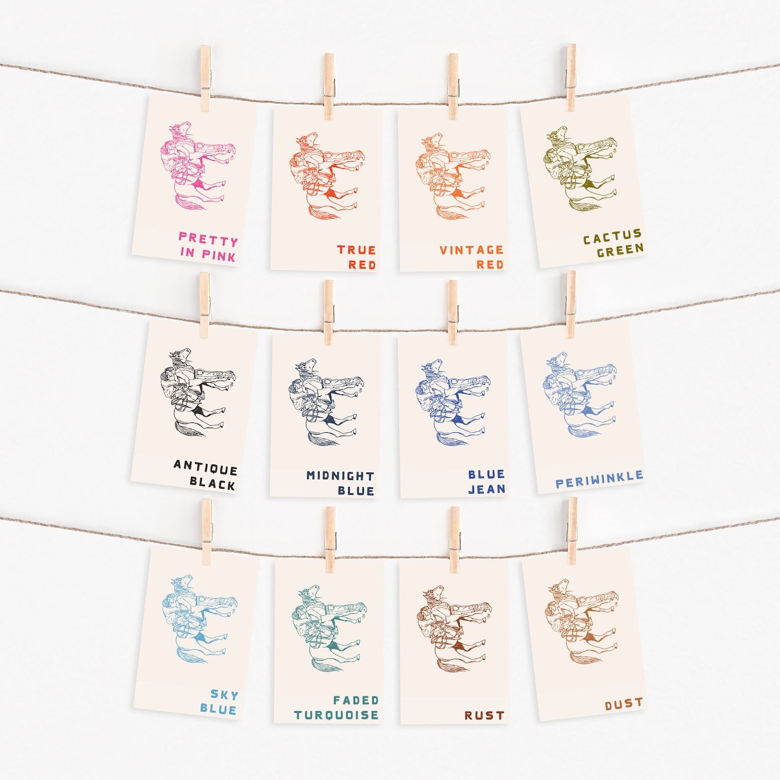 Unbridled Love Gicle Print of Western Romance, Celebrating Pride and Vintage Charm