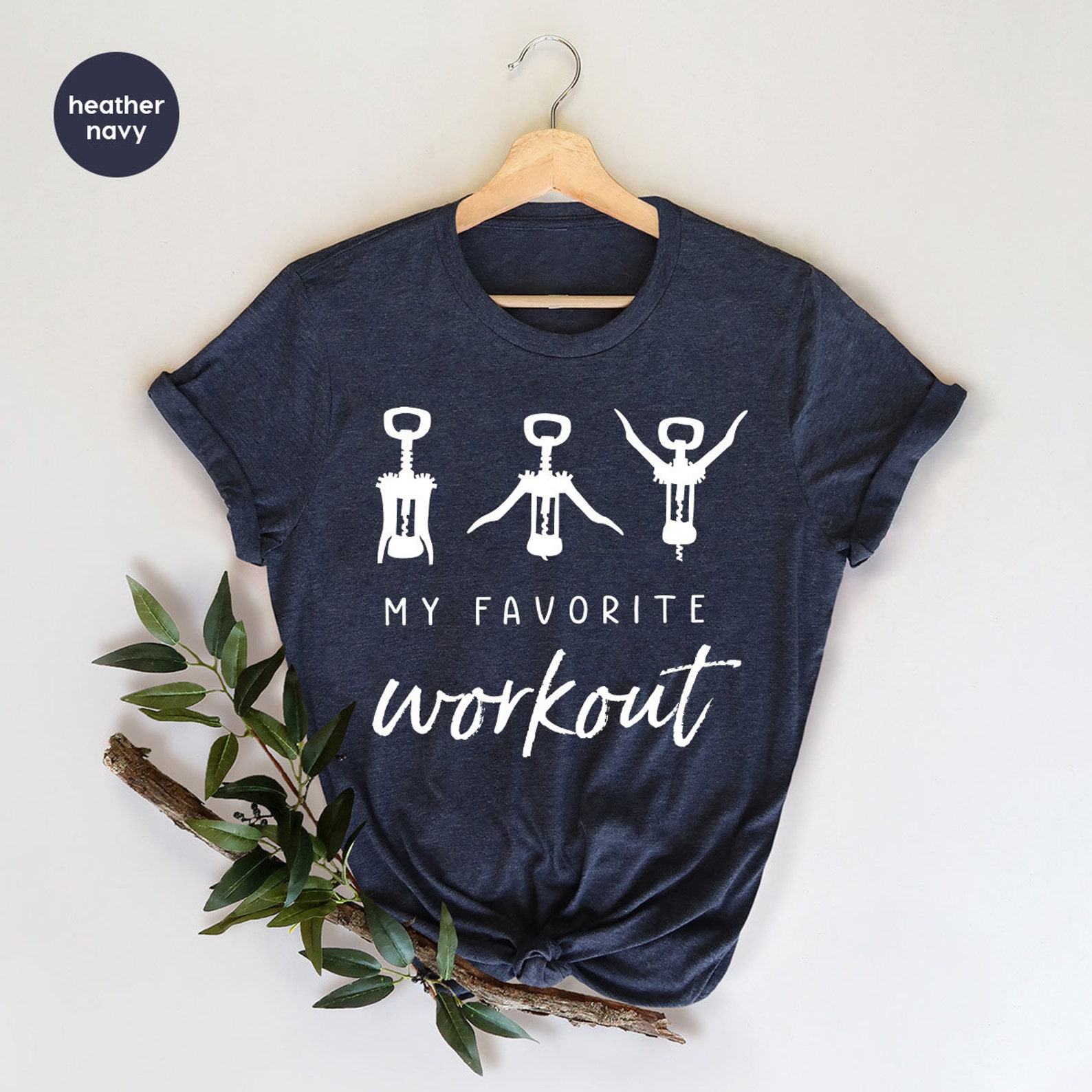 Uncork the Fun Wine Lover’s Delightful Crocscrew Workout Tee
