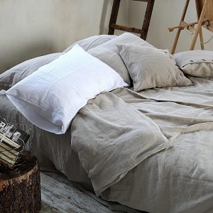 Undyed Linen Duvet Cover Experience the Pure Embrace of Nature’s Softness