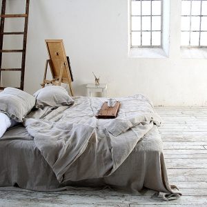 Undyed Linen Duvet Cover Experience the Pure Embrace of Nature’s Softness
