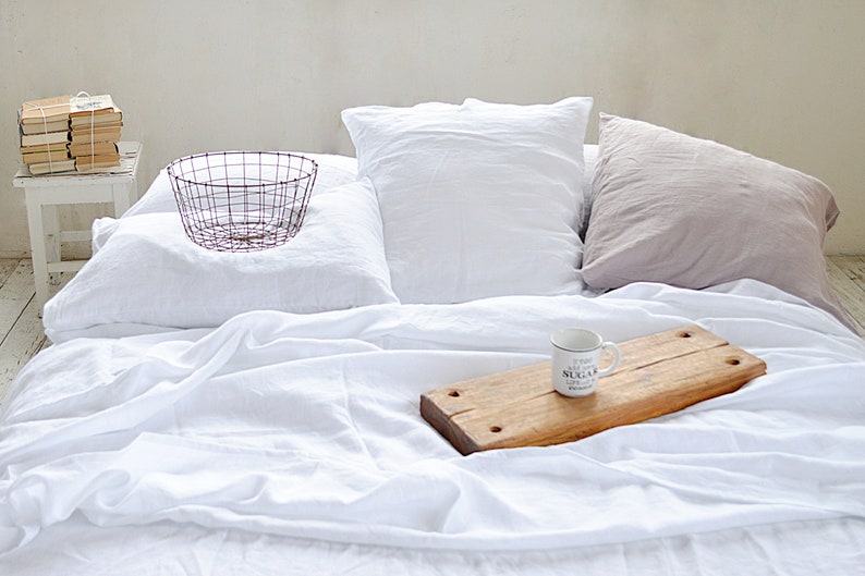 Undyed Linen Duvet Cover Experience the Pure Embrace of Nature’s Softness