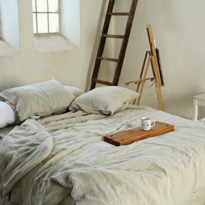 Undyed Linen Duvet Cover Experience the Pure Embrace of Nature’s Softness