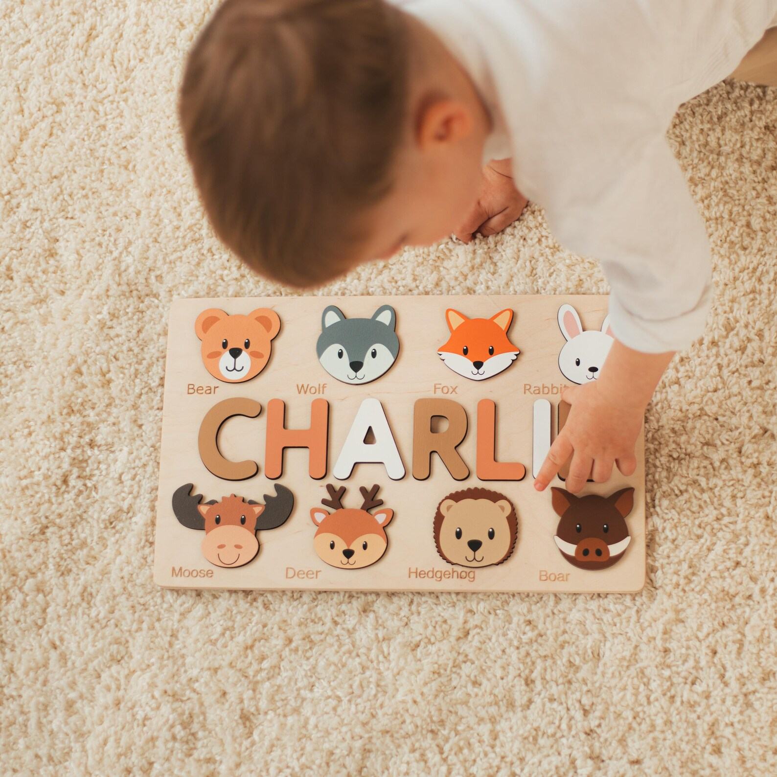Unleash Creativity and Learning Custom Wooden Busy Board for Curious Kids