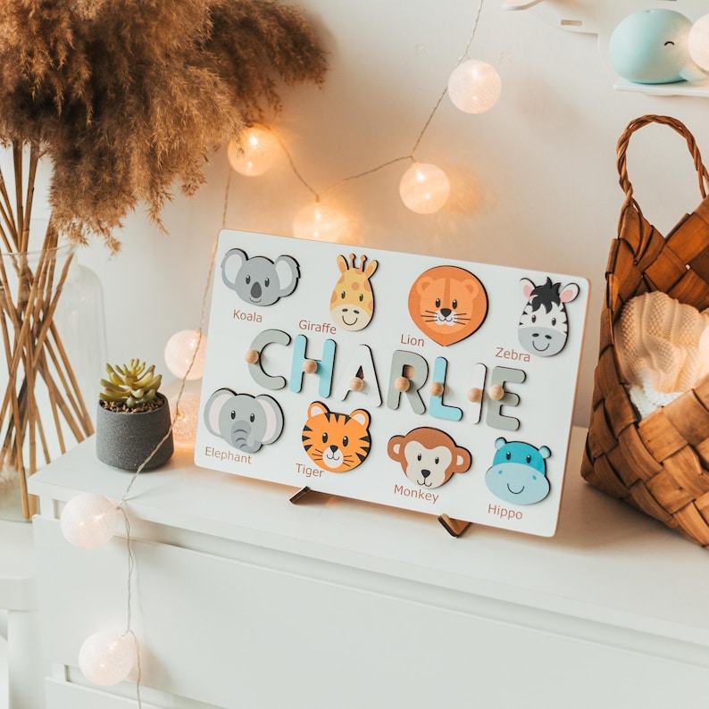 Unleash Creativity and Learning Custom Wooden Busy Board for Curious Kids