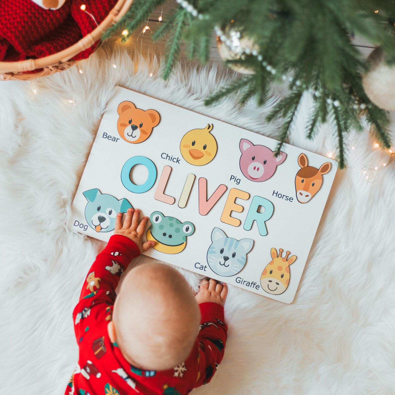 Unleash Creativity and Learning Custom Wooden Busy Board for Curious Kids