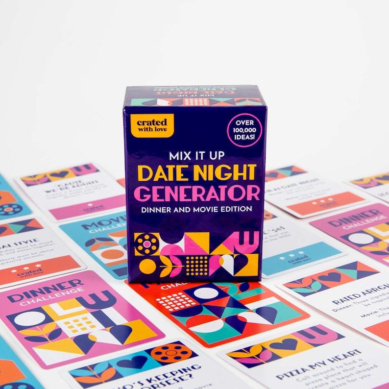 Unleash the Spark Date Night Ideas Generator Card Game for Couples