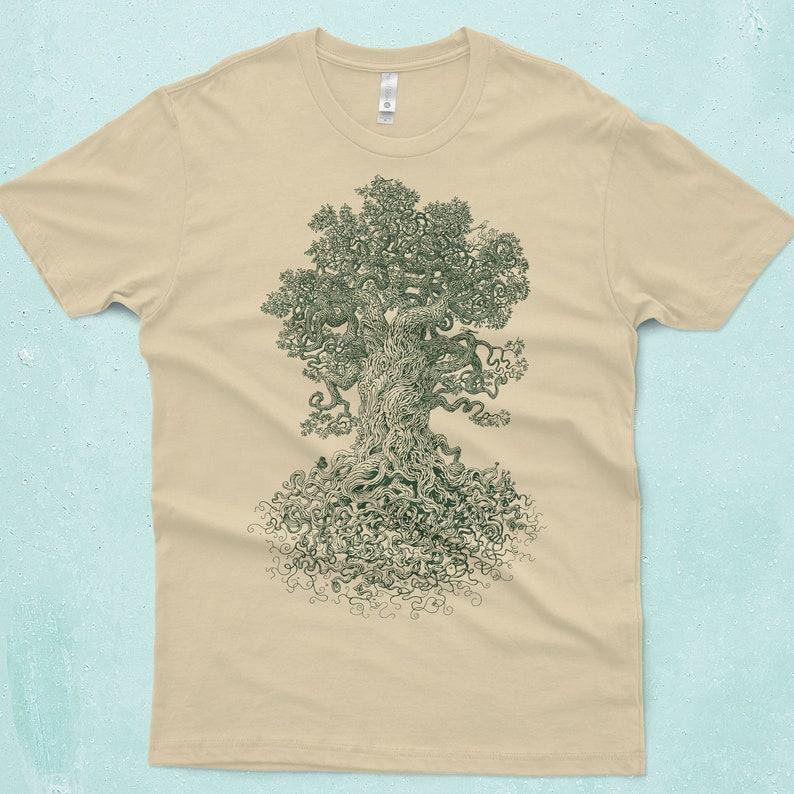 Unleash the Spirit of Nature Gnarled Tree Tshirt – A Symbol of Life and Strength