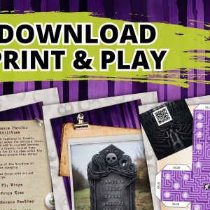 Unleash the Thrills Printable Adult Escape Room Game for Halloween