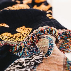 Unleash the Untamed Elegance Luxurious Leopard Throw for a Wildly Chic Home