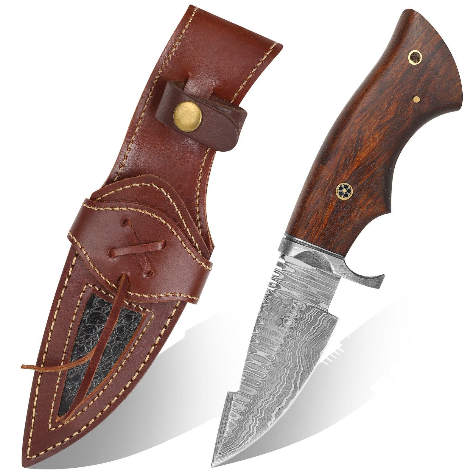 Unleash the Wild Damascus Steel Hunting Knife for Unforgettable Adventures