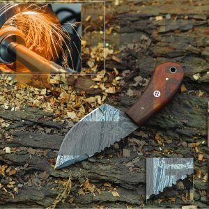 Unleash the Wild Damascus Steel Hunting Knife for Unforgettable Adventures