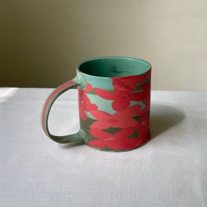 Unleash the Wild Ignite Your Mornings with the Jungle Flame Flower Big Mug